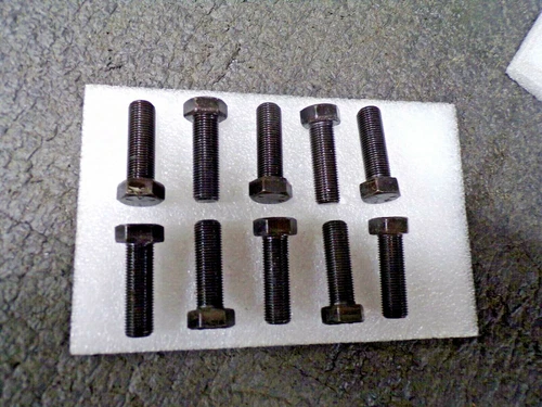 9/16"-18, Steel Hex Head Cap Screw, Grade 5, 1-3/4"L, Plain Finish, 10 PK., (RG)