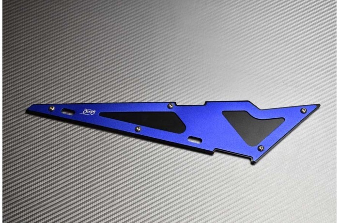 Cache carénage arrière moto bleu anodisé KAWASAKI Z900 2017 2018 2019 ZR900B