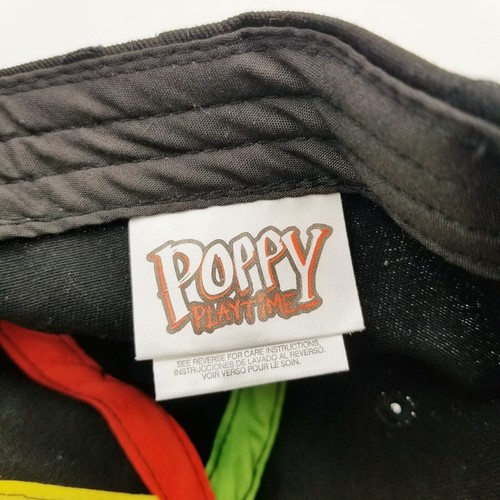 Raro cappello Poppy Playtime Huggy Wuggy Cap Culturefly 100% cotone cinturino nero VHTF - Foto 12 di 12