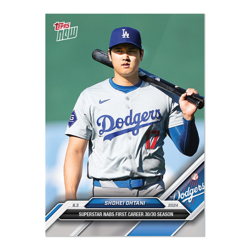2024 TOPPS NOW #510 SHOHEI OHTANI - FIRST CAREER 30/30 SEASON