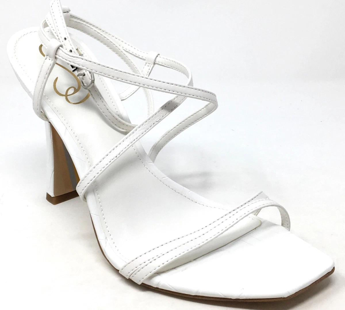 White sam cheap edelman heels