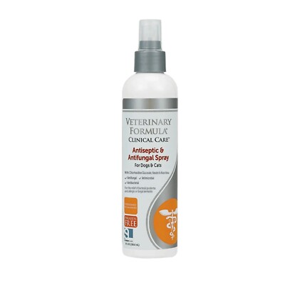 Veterinary Formula Clinical Coat Care Antiseptic Antifungal Spray Dogs Cat 8oz
