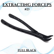 Dental Extracting Forceps 23 Lower Molar Cow Horn Beaks Stainless Steel-Black