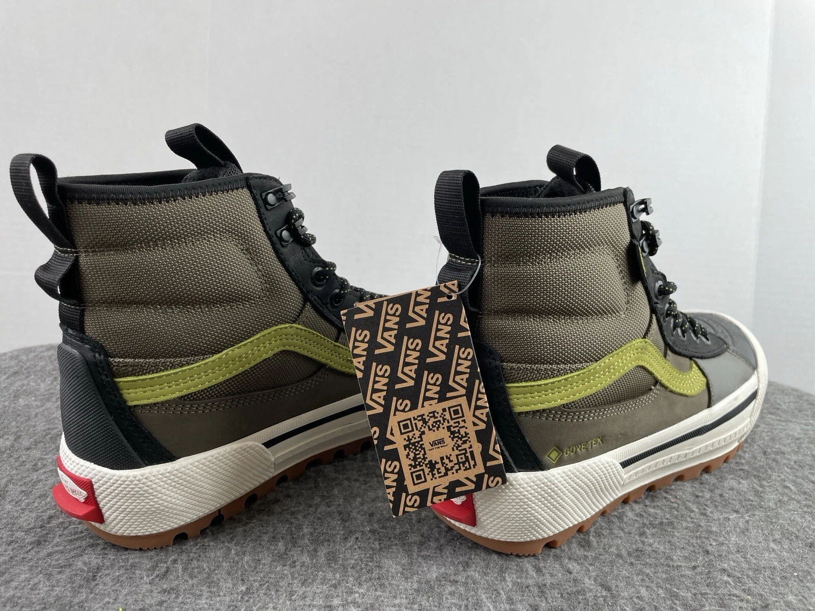 Stivali VANS Sk8 Hi GORE TEX MTE 3 nero verde oliva Defcon uomo 8 donna 9 5 NUOVI