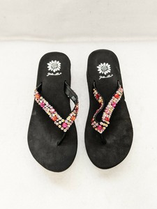 yellow box platform flip flops