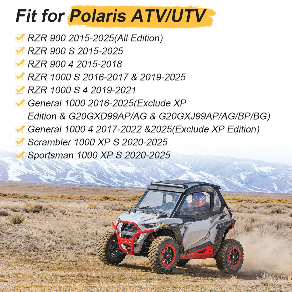 2 X cubos de roda dianteira ou traseira e kits de parafusos de rolamento para Polaris RZR 900 2015-2020 - Imagem 4 de 4