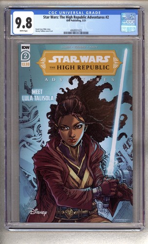 Star Wars High Republic Adventures #2-CGC 9.8-1st Full App Of Marchion Ro🔑🔥