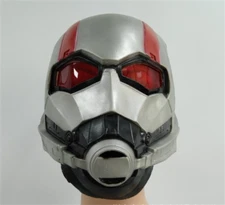 Anime MARVEL Super War Ant Man Cosplay Latex Helmet Mask Halloween Party Prop