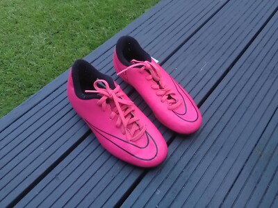 NIKE MERCURIAL VORTEX 2 FG-R FUSSBALLSCHUHE - UK-GRÖSSE 1 - IN GUTEM ZUSTAND