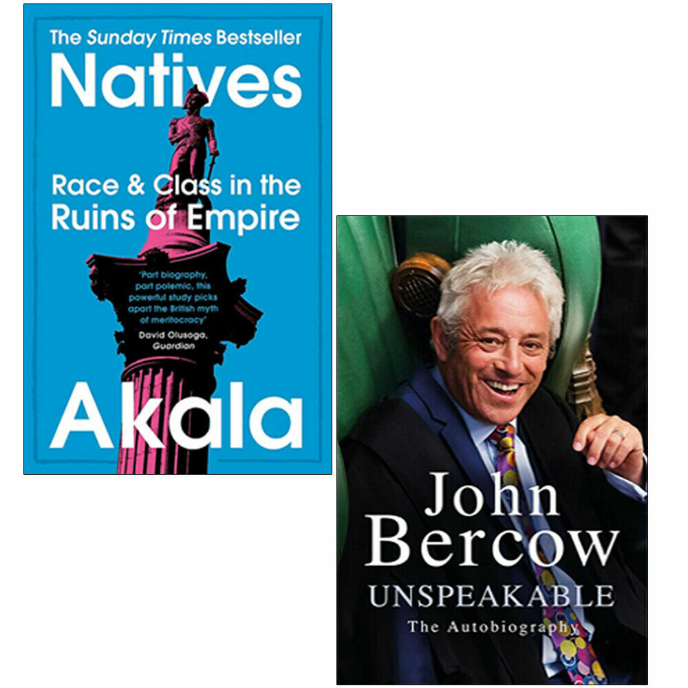 Natives Race and Class,Unspeakable The Autobiography 2 Books Collection Set NEW