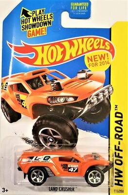 Hot Wheels - 2014 HW Off-Road Land Crusher 115/250 (BBBFG32) | eBay UK