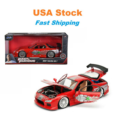 ミニカー THE FAST and the FURIOUS 1994 Mazda RX-7 Jada Toys Fast & Furious Hans' Mazda RX-7 1:24 Diecast Model Car