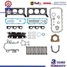 Full Gasket Set Head Bolts For Jeep Wrangler 3.8L GAS V6 OHV 12v VIN 1 2007-2011