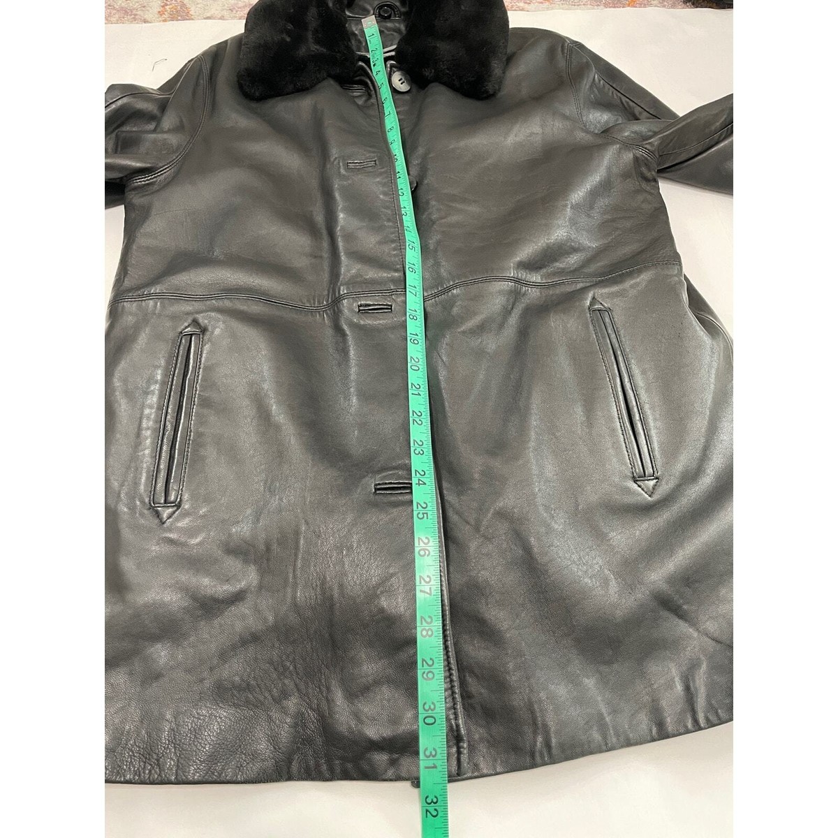 vintage usa製 レザージャケットneiman marcus Vintage Neiman Marcus Leather Button Up Jacket Coat L Black