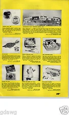 1955 PAPER AD 4 PG Catalin Toys Plasticville Robert the Robot Radar Raider Gun