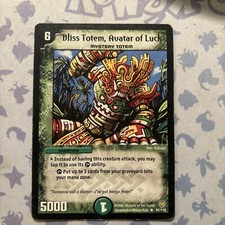 🚀Duel Masters TCG Bliss Totem, Avatar of Luck 91/110 Wizards Invincible Wrath
