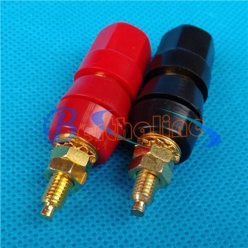 2pcs 5-WAY Speaker Cable TERMINAL BINDING POST NEW - Picture 3 of 6