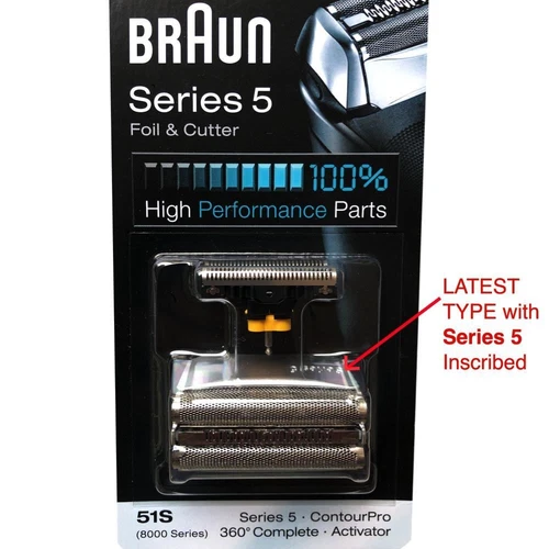 For.BRAUN 51S Series 5 Foil & Cutter Replacement Set 360, Activator 8595, 590c - Bild 3 von 4