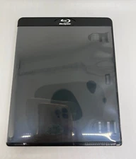 10 11mm Single Blu-Ray DVD Case w/Blu-Ray Silver Embossed Logo, Black,YH8-11MM