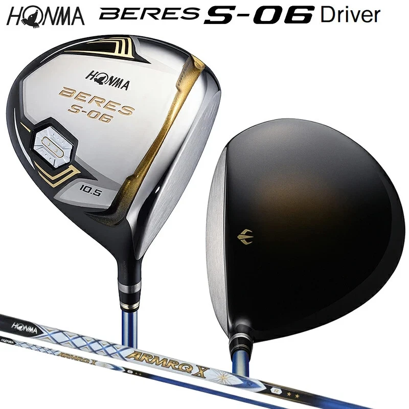 Driver HONMA Golf BERES S-06 1 madera 10,5 R-Flex ARMRQ X 52 2 estrellas varilla de grafito Foto 2 de 4