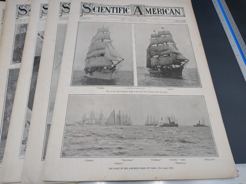 9X Vtg Scientific American magazines All from 1905 March-Sep #1666 - Picture 13 of 24