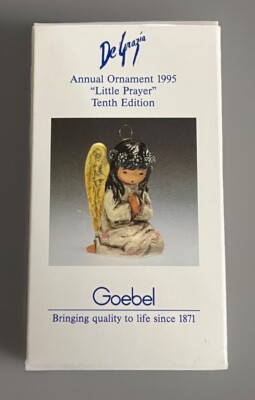 1995 Goebel DE GRAZIA ORNAMENT Little Prayer ADORABLE