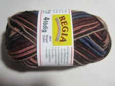 Stocking wool, sock wool, "Regia mini stripes color" 4 ply, col. 5340