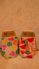 2 Can Coolers Drink Sleeves New