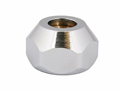 10 Stück Konus - Quetschverschraubung  3/8'' x 10 mm, verchromt