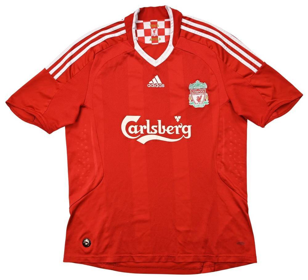 Adidas 2008-10 LIVERPOOL SHIRT TRIKOT XL | eBay