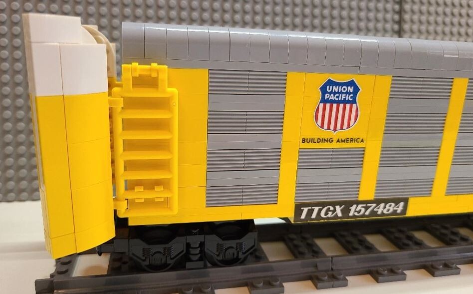 Voiture à Bagages Personnalisée Lego Train Union Pacific - Neuf
