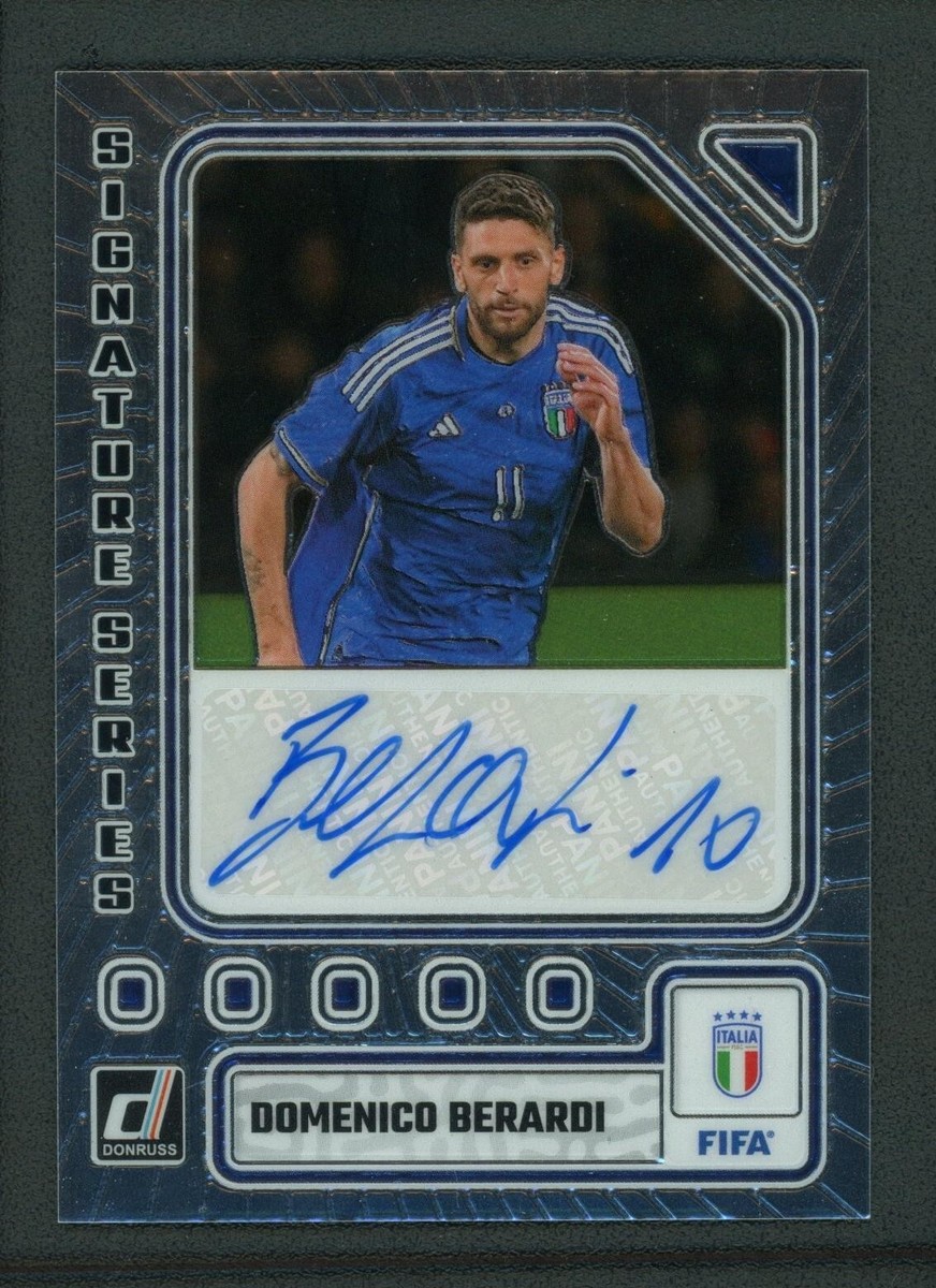 2023-24 DOMENICO BERARDI AUTO PANINI DONRUSS SIGNATURE SERIES FIFA