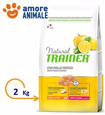 Trainer Natural Puppy Junior Mini 2 kg Pollo per Cane Taglia Piccola  Crocchette