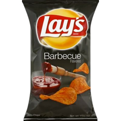 Lay's Barbecue Flavored Potato Chips 7.75 oz Lays BBQ 1 Bag