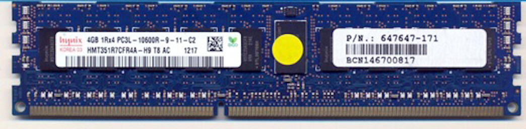 647871-B21 I GENUINE HP 4GB DDR3 SDRAM Memory Module Świetne oferty i niskie ceny