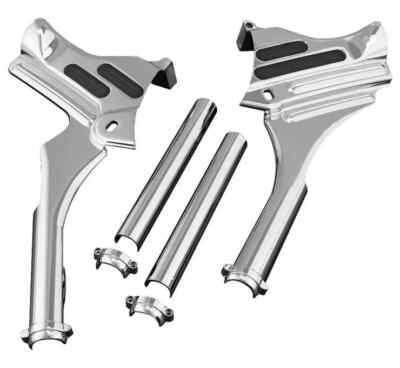 Kuryakyn 7866 Deluxe Neck Covers Chrome Harley Tour Glide
