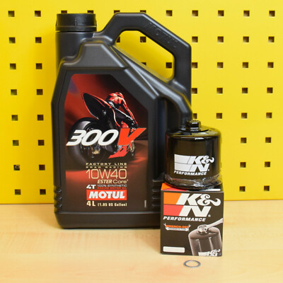 Triumph 675 Daytona 06-16 Öl K&N Ölfilter Motul 300V 10w40 Ölwechsel Set 