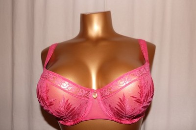 AUBADE Luxus Balkonett BH PARENTHÈSE TROPICALE LBF14 Tüllspitze joy pink 70D NEU
