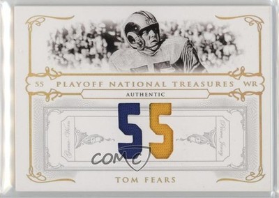 2007 Playoff National Treasures Jersey Number Prime /55 Tom Fears #79 HOF yl0