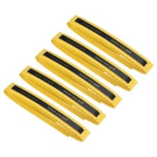 5Pcs Tennis Badminton Racket Overgrip Non-Slip Raised Ridges Sweatband Yellow