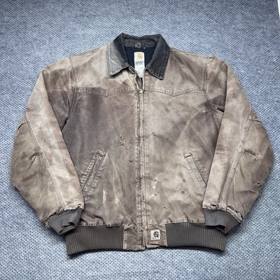 Vintage Santa Fe Carhartt Jacket XL TALL RARE Distressed Brown