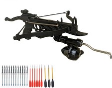 80 lbs WT80 Fishing Crossbow KIT w/ Guide 12 Heavy Steel Bolts and more 