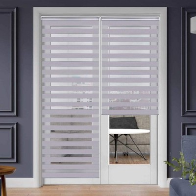 Easy Fix Zebra Rollo, Tag und Nacht Rollos Vorhänge mit Installation
