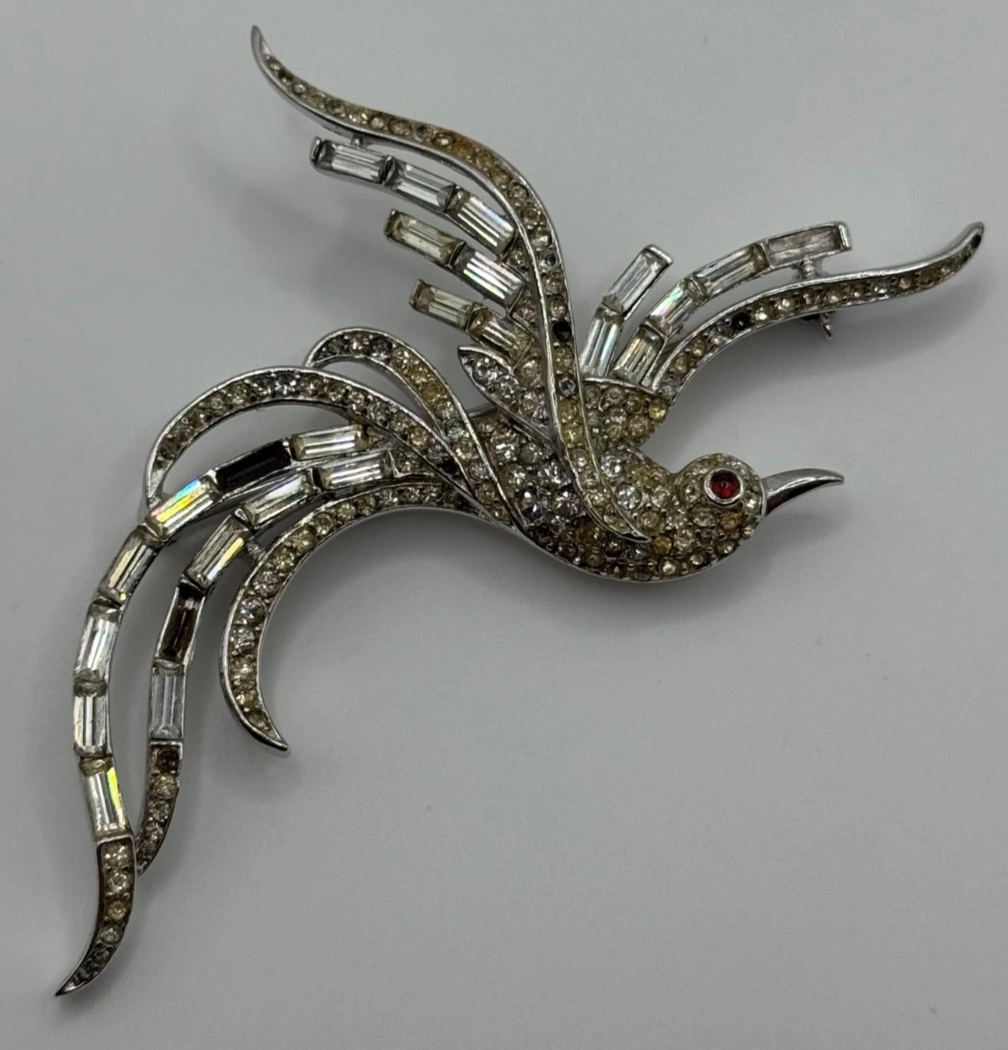 Trifari Bird In Vintage Designer Costume Pins & Brooches for sale