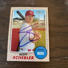 Scott Schebler Signed 2017 Heritage IP Auto #233