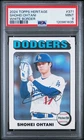 2024 Topps Heritage Shohei Ohtani White Border SP #371 PSA 9 Mint