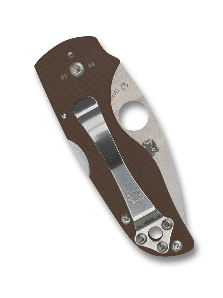 Cuchillo Spyderco Knives Lil' Native Mid Back Lock C230MBGPBN15V marrón G-10 CPM 15V Foto 3 de 4