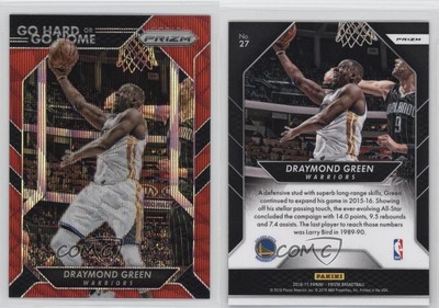 2016-17 Panini Prizm Go Hard or Go Home Ruby Wave Prizm Draymond Green #27