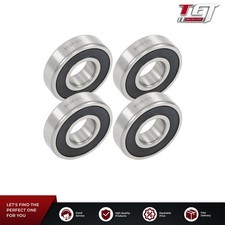 4Pcs 63/28-2RS Deep Groove Ball Bearings 28mm Inner Dia 68mm OD 18mm Bore Sealed