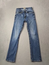 Wrangler 20X Jeans Style 42 Vintage Boot Size 30x36 (Meas 29x33) Blue Western